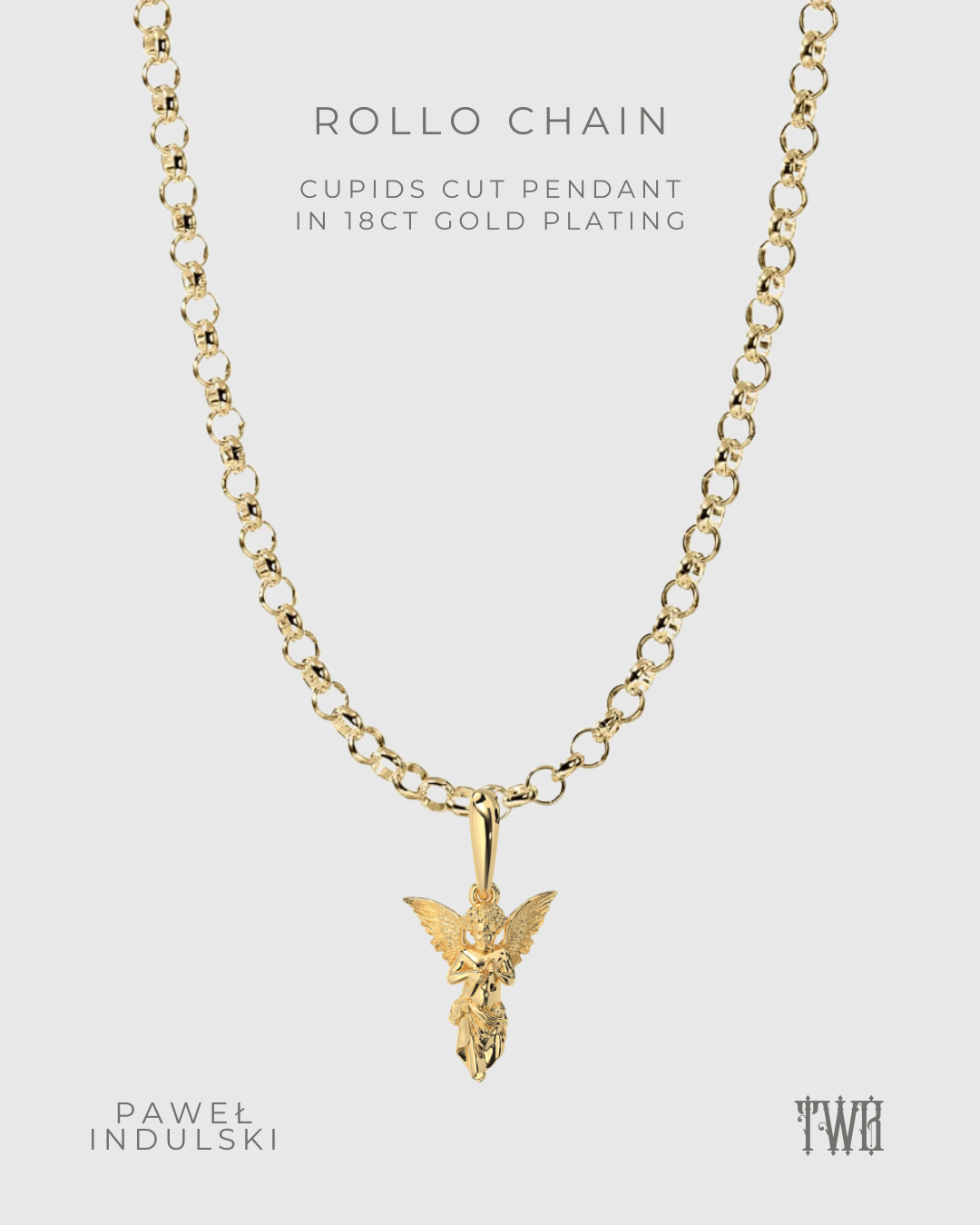 Cupid's Cut Pendant with Chain