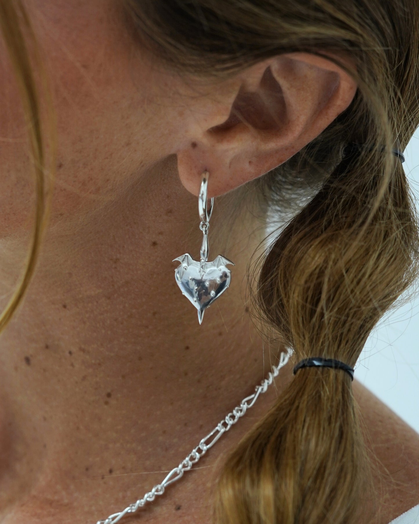 Pierced Heart Earrings