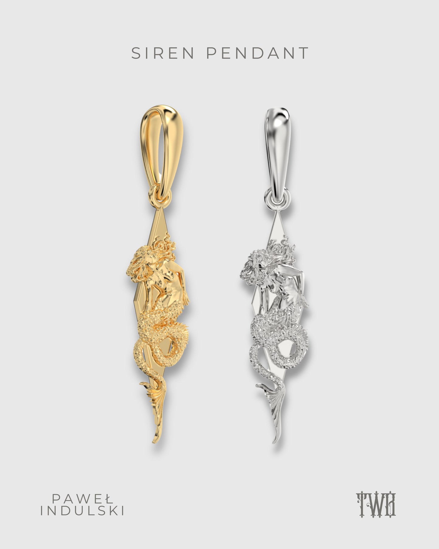 Pawel Solo Pendant Options (No Chain)