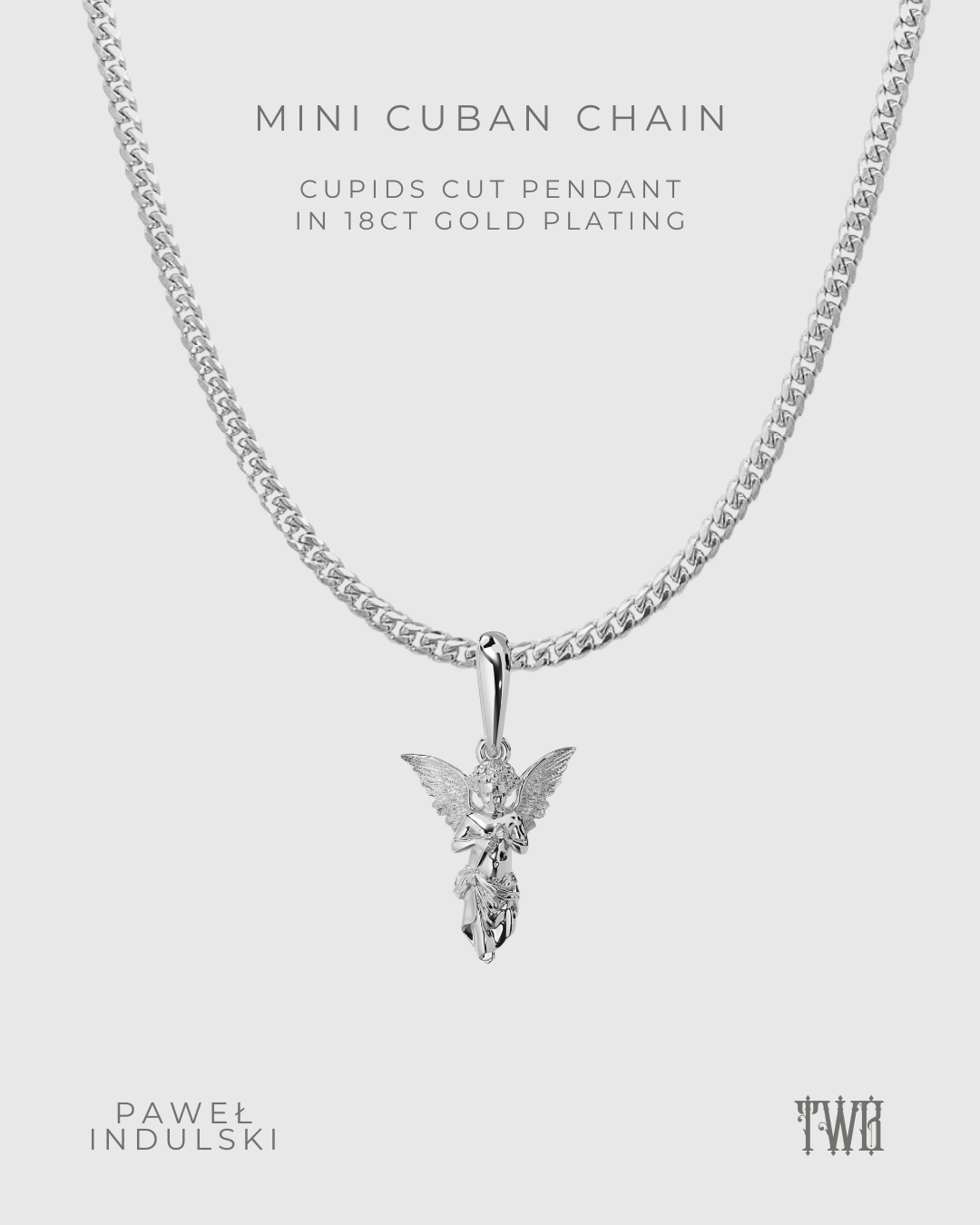Cupid's Cut Pendant with Chain