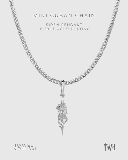 Siren Pendant with Chain