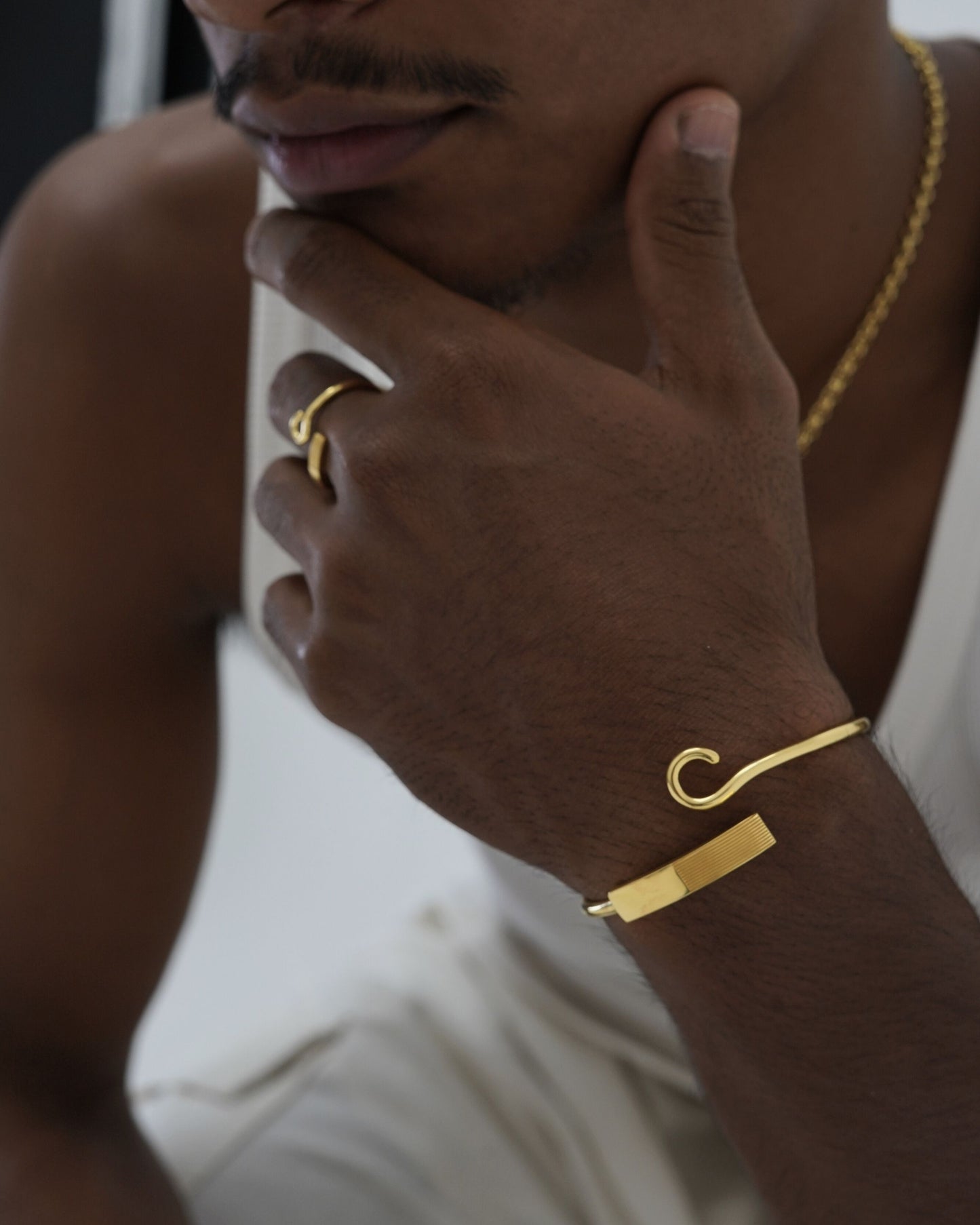 Tattoo Needle Bracelet & Ring