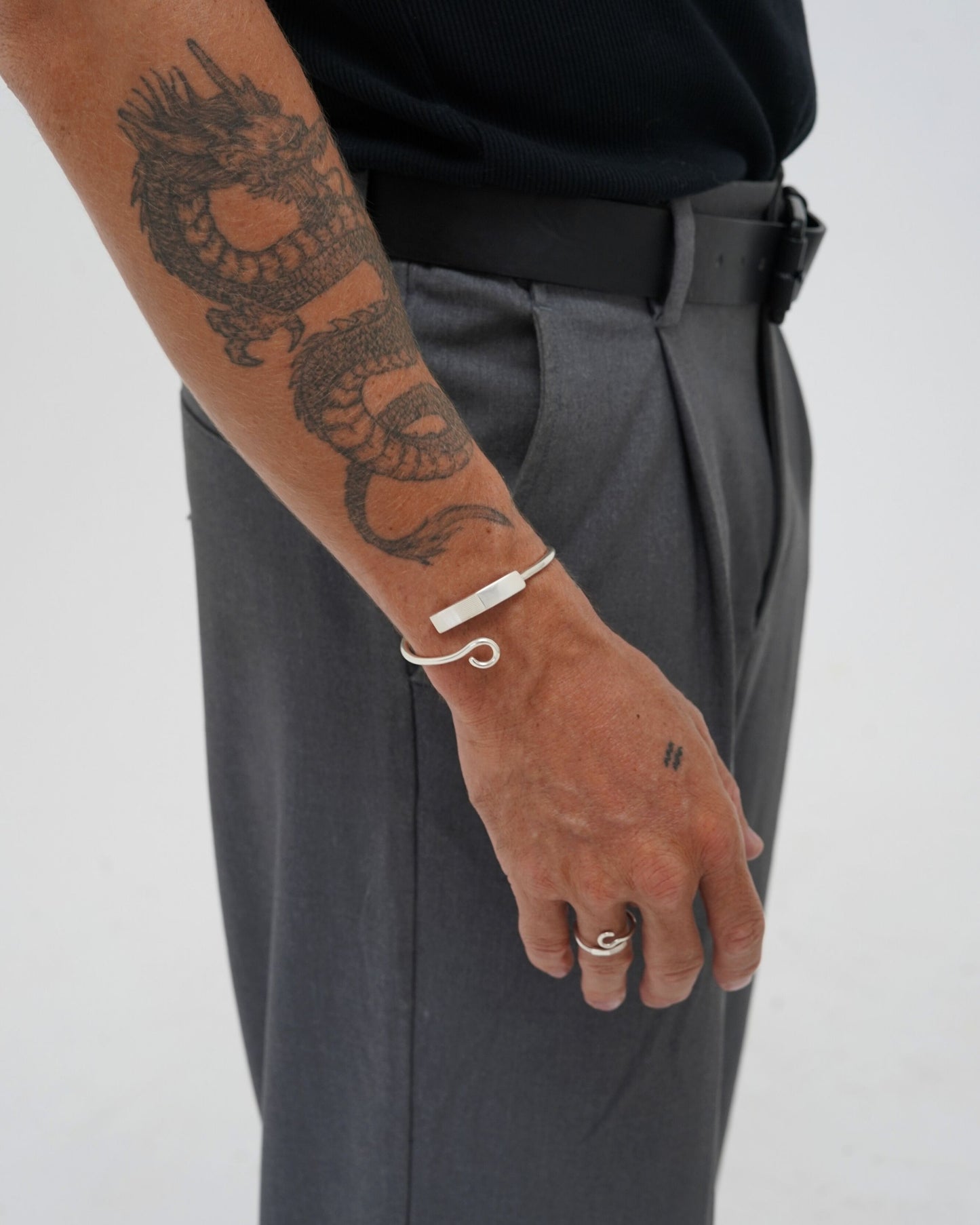 Tattoo Needle Bracelet & Ring
