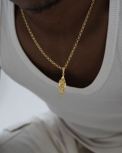 Siren Pendant with Chain