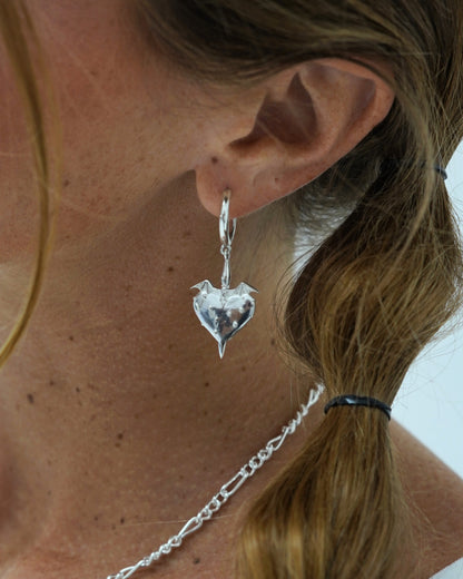 Pierced Heart Earrings