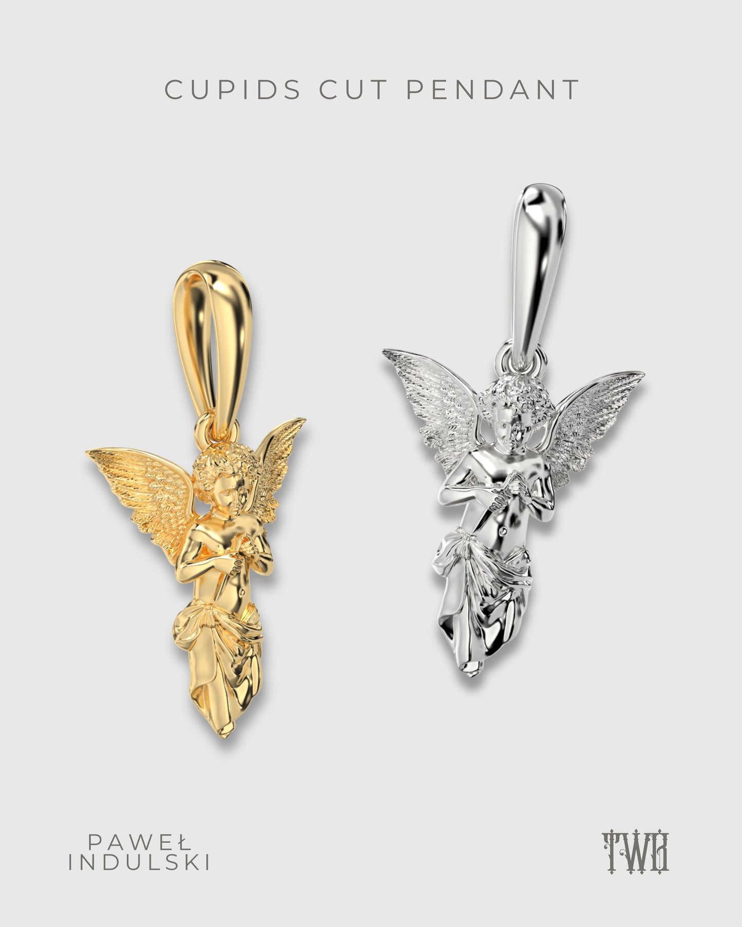 Cupid's Cut Pendant with Chain