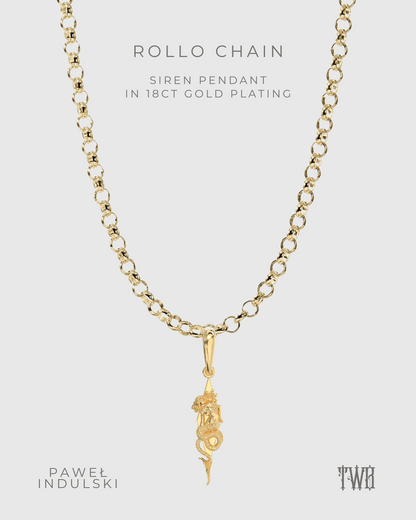 Siren Pendant with Chain