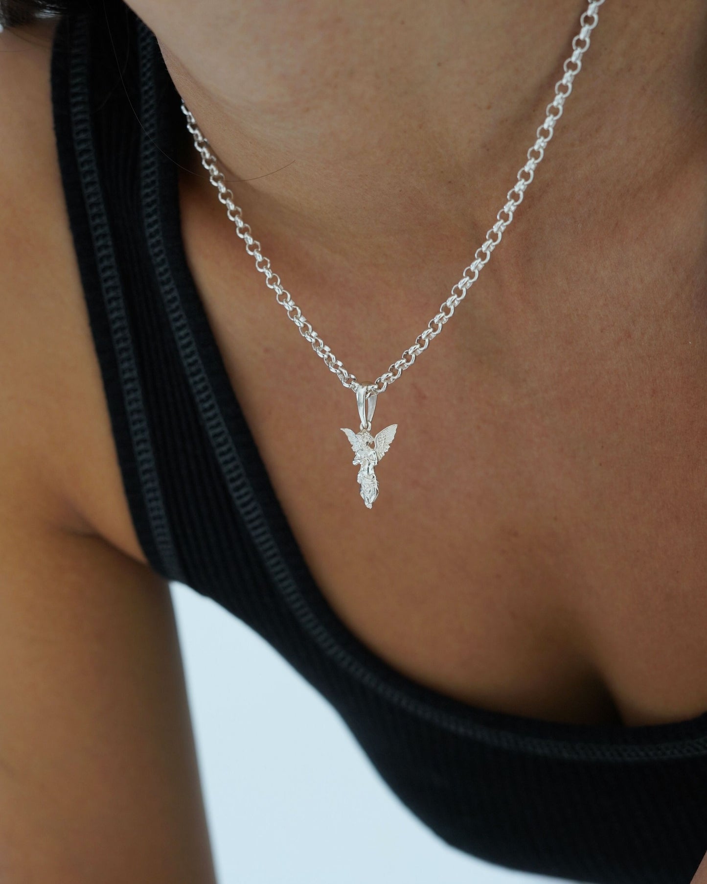 Cupid's Cut Pendant with Chain