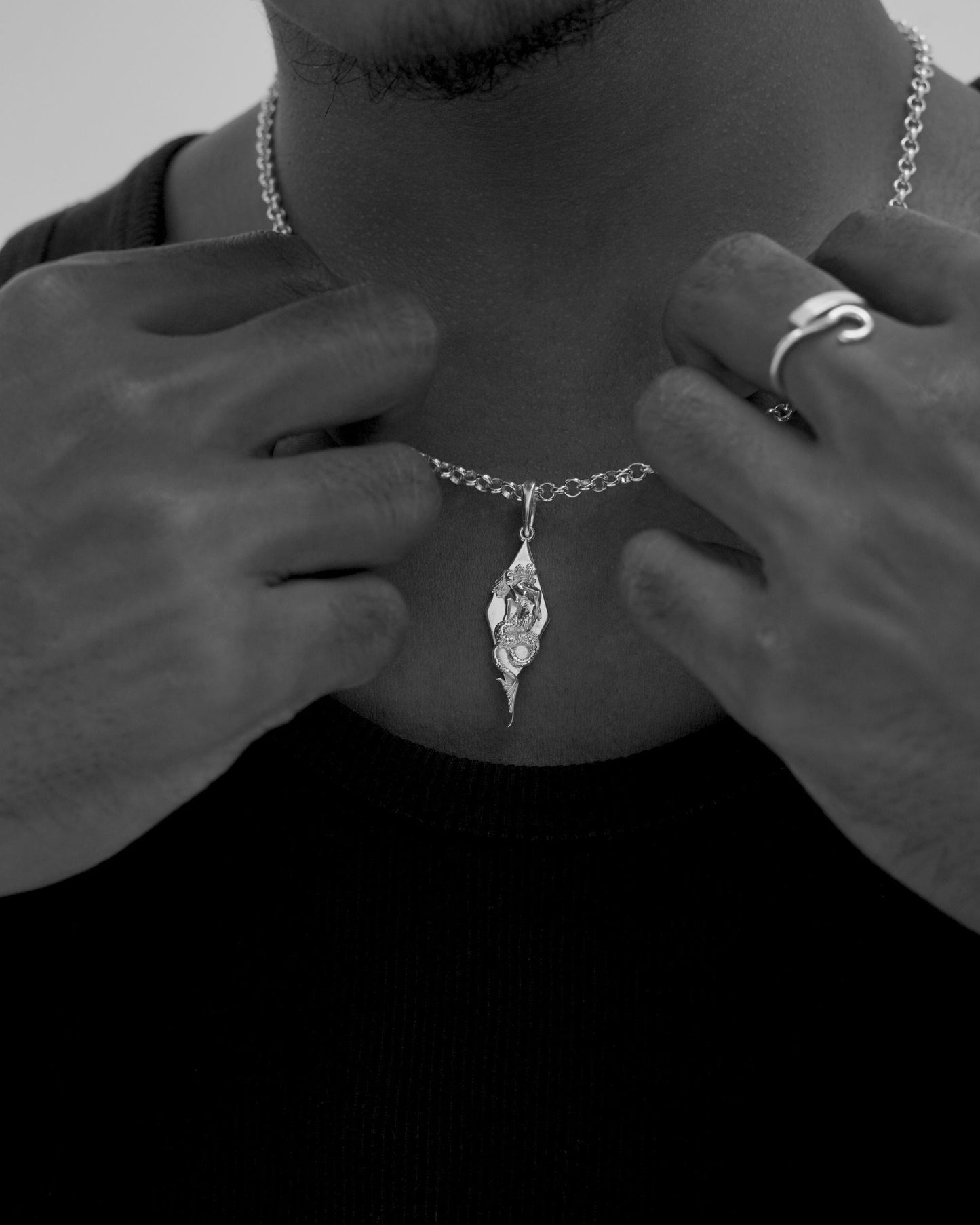 Siren Pendant with Chain