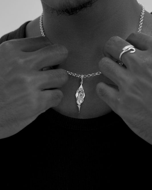 Siren Pendant with Chain