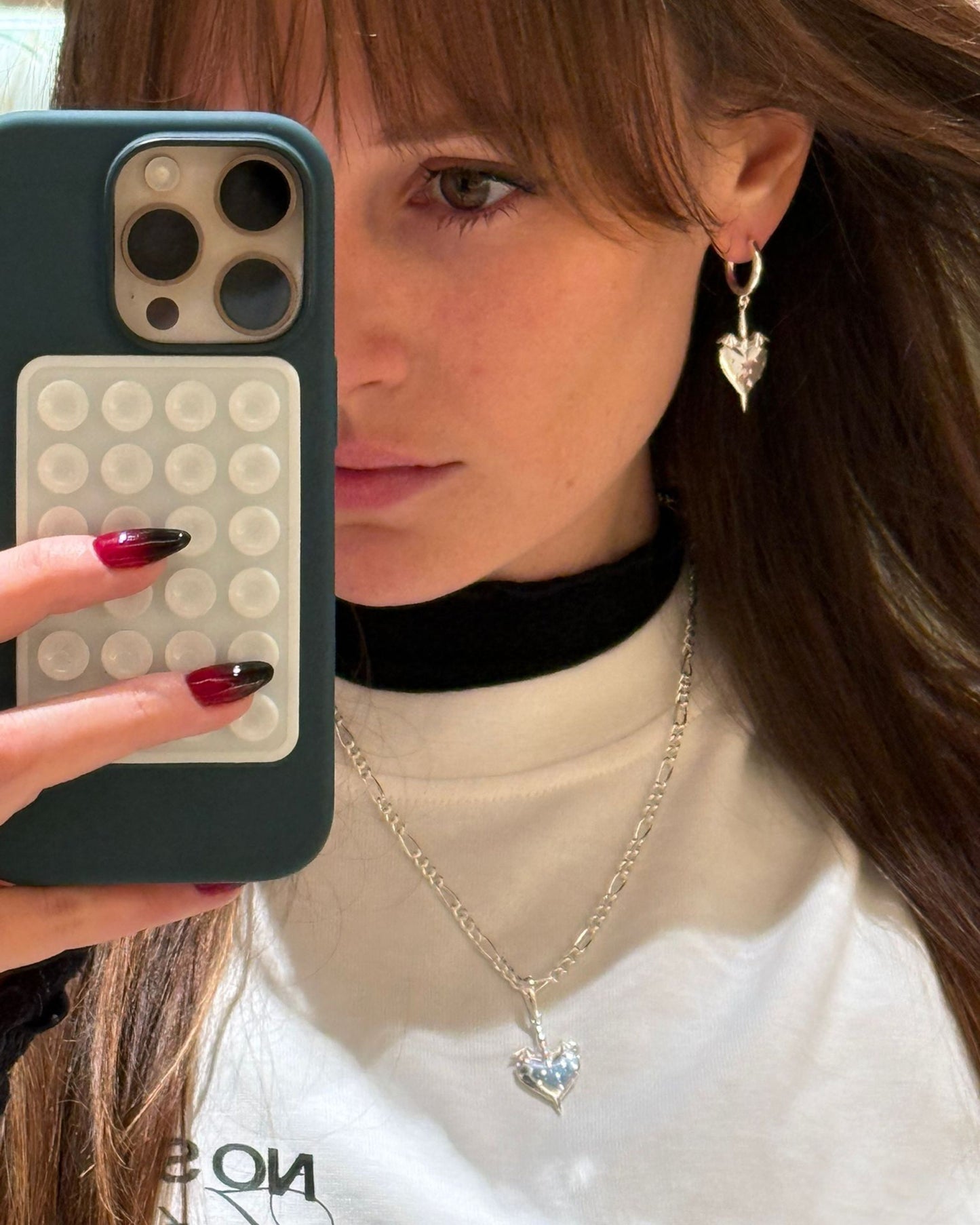 Pierced Heart Earrings