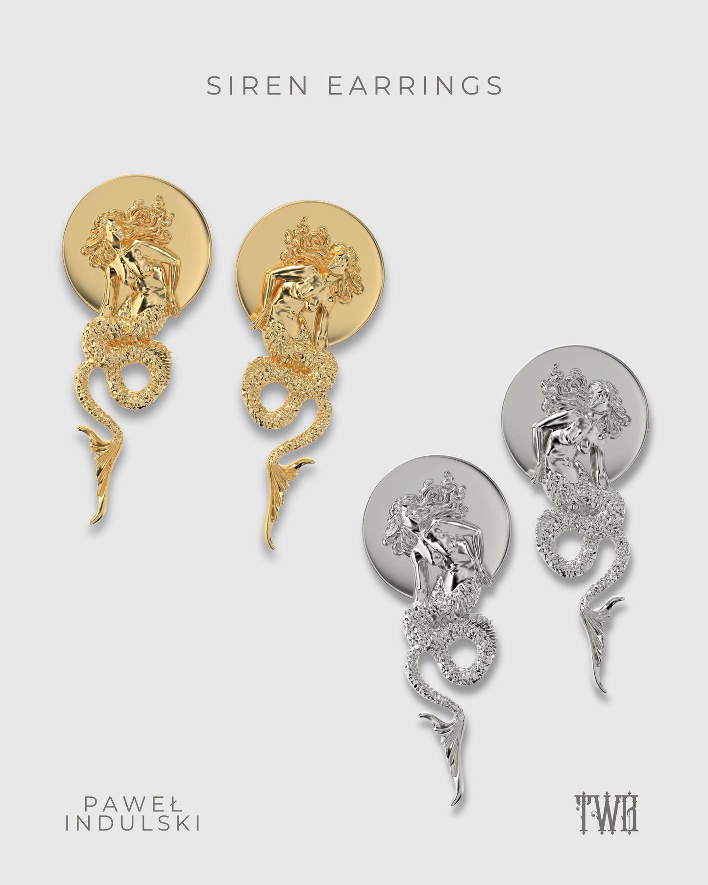 Siren Stud Earrings