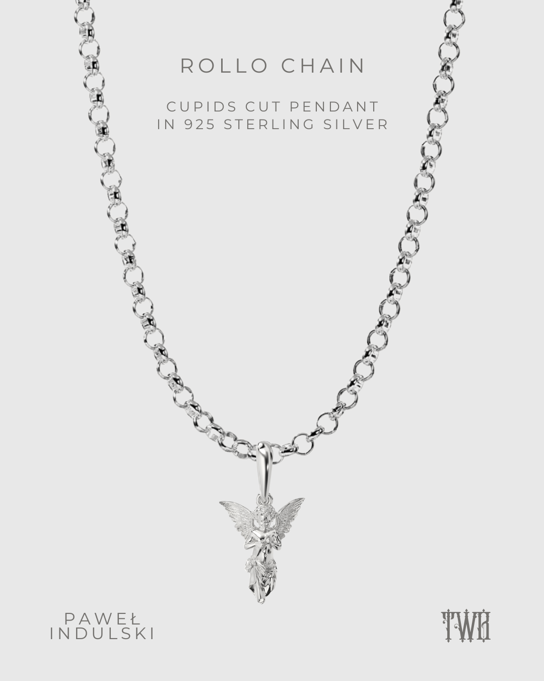 Cupid's Cut Pendant with Chain