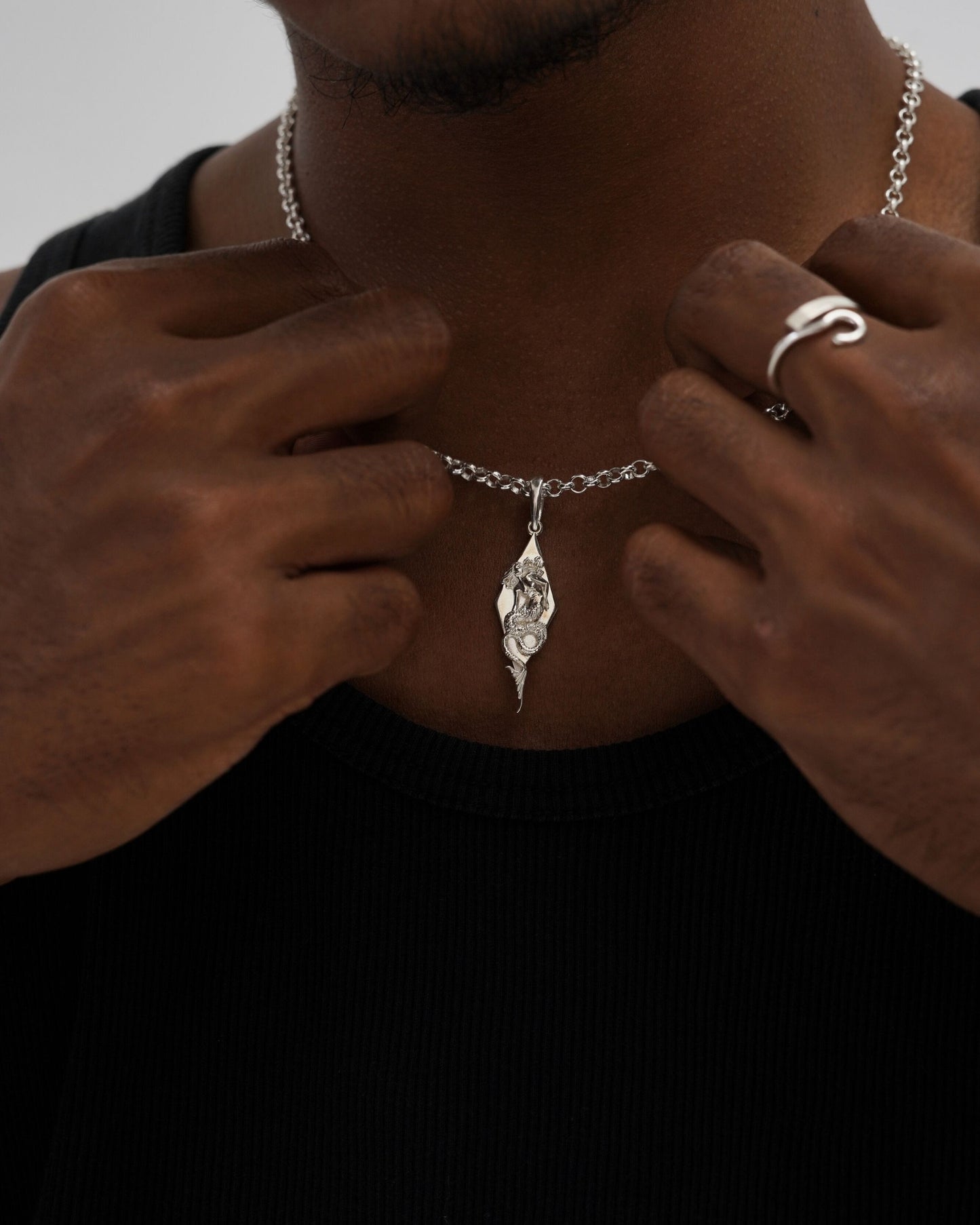 Siren Pendant with Chain