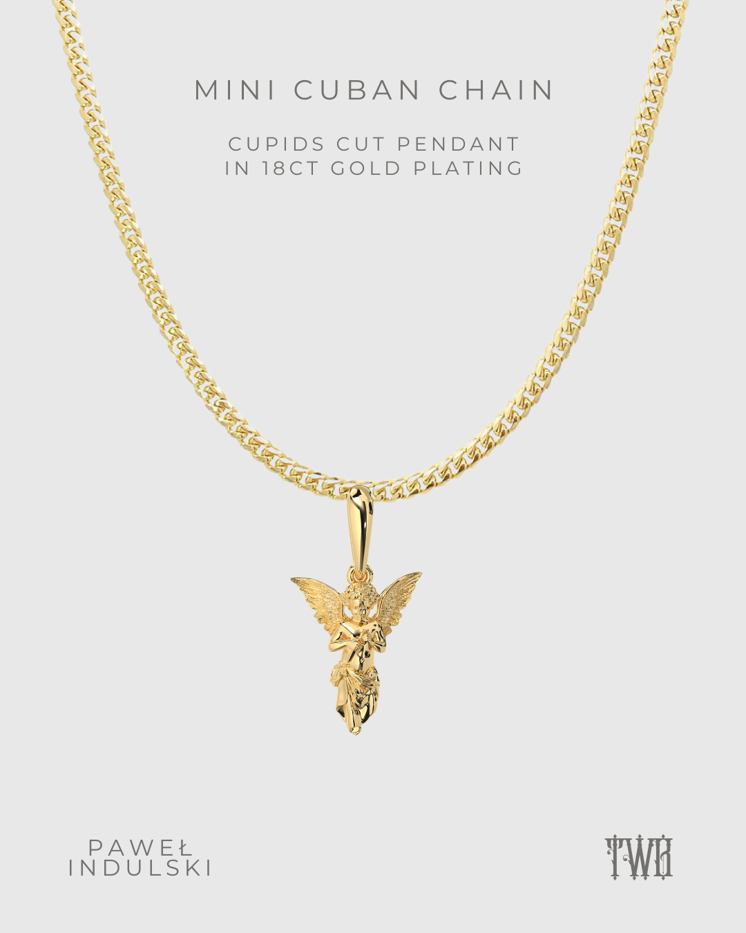 Cupid's Cut Pendant with Chain