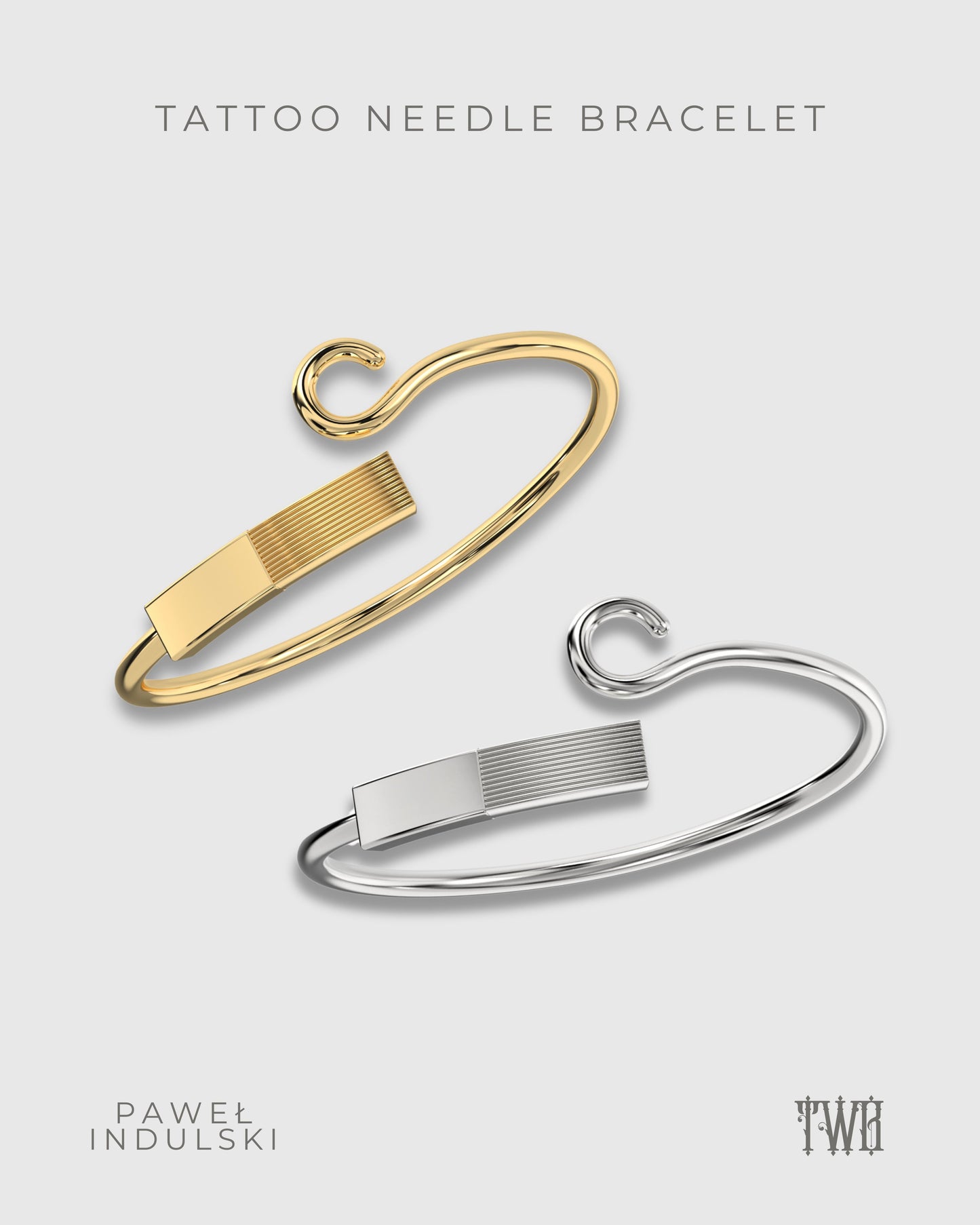 Tattoo Needle Bracelet & Ring
