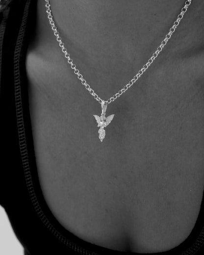 Cupid's Cut Pendant with Chain