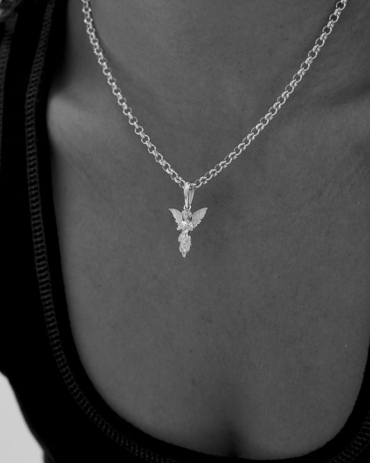 Cupid's Cut Pendant with Chain